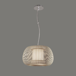 Lámpara colgante Mirta 38cm Piedra: Iluminación elegante y decorativa para tu hogar