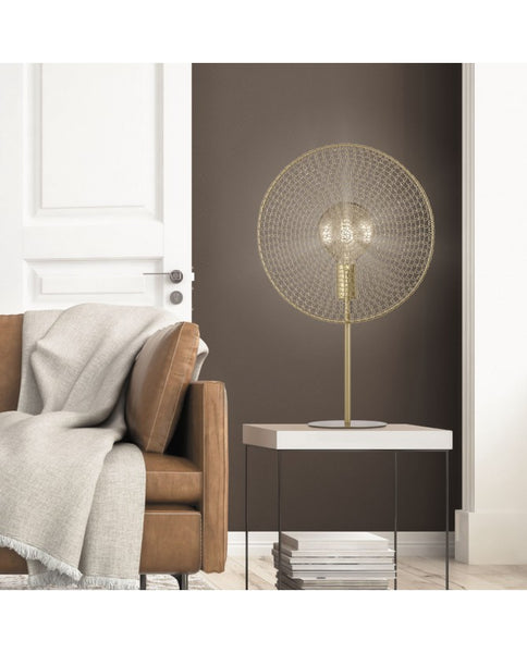 Lámpara de mesa Portals Oro Envejecido - Elegancia y diseño atemporal para tu hogar